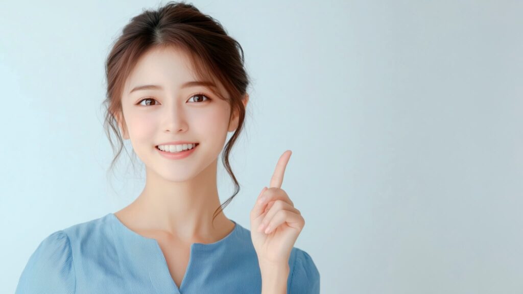 マウスピース矯正での失敗を防ぐためのポイントを紹介する女性