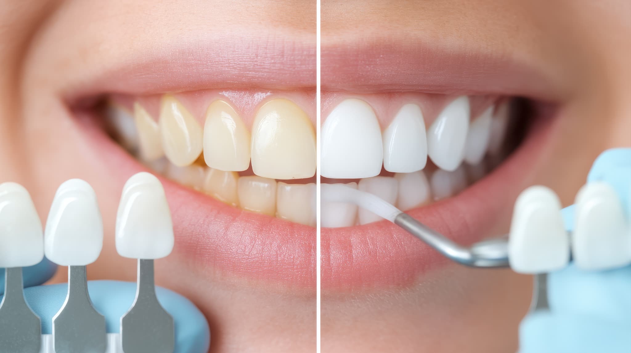 ホワイトニングのビフォーアフター
