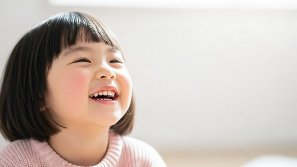 顎が小さい子ども