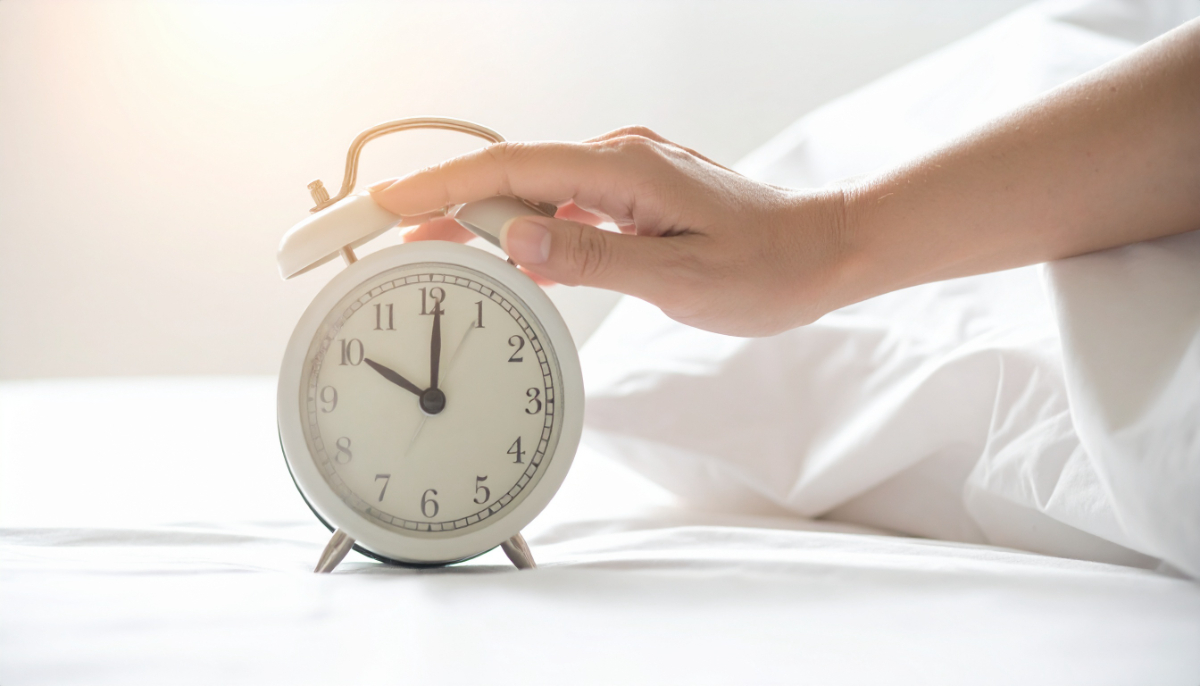 マウスピースの装着時間を確保するための工夫として使用するアラーム